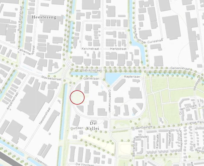 topografische kaart van de Galileilaan te Ede en directe omgeving