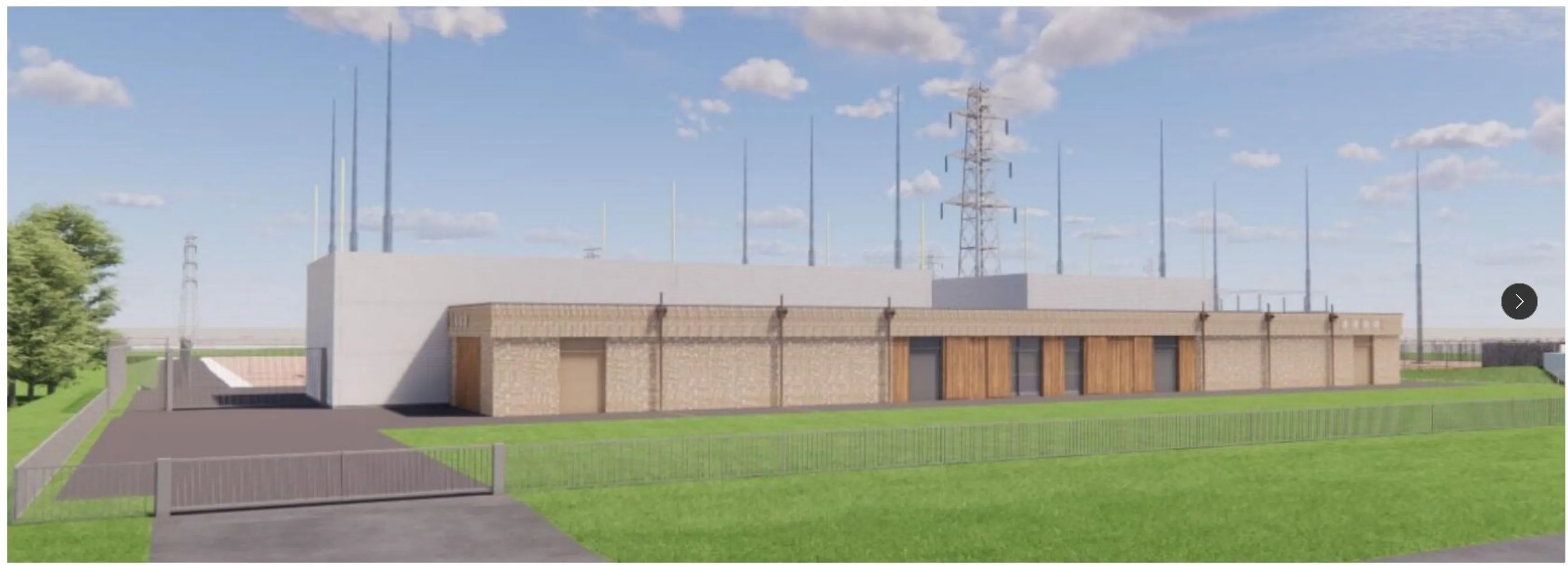 Impressie van het 3D-model van de schakeltuin van TenneT.