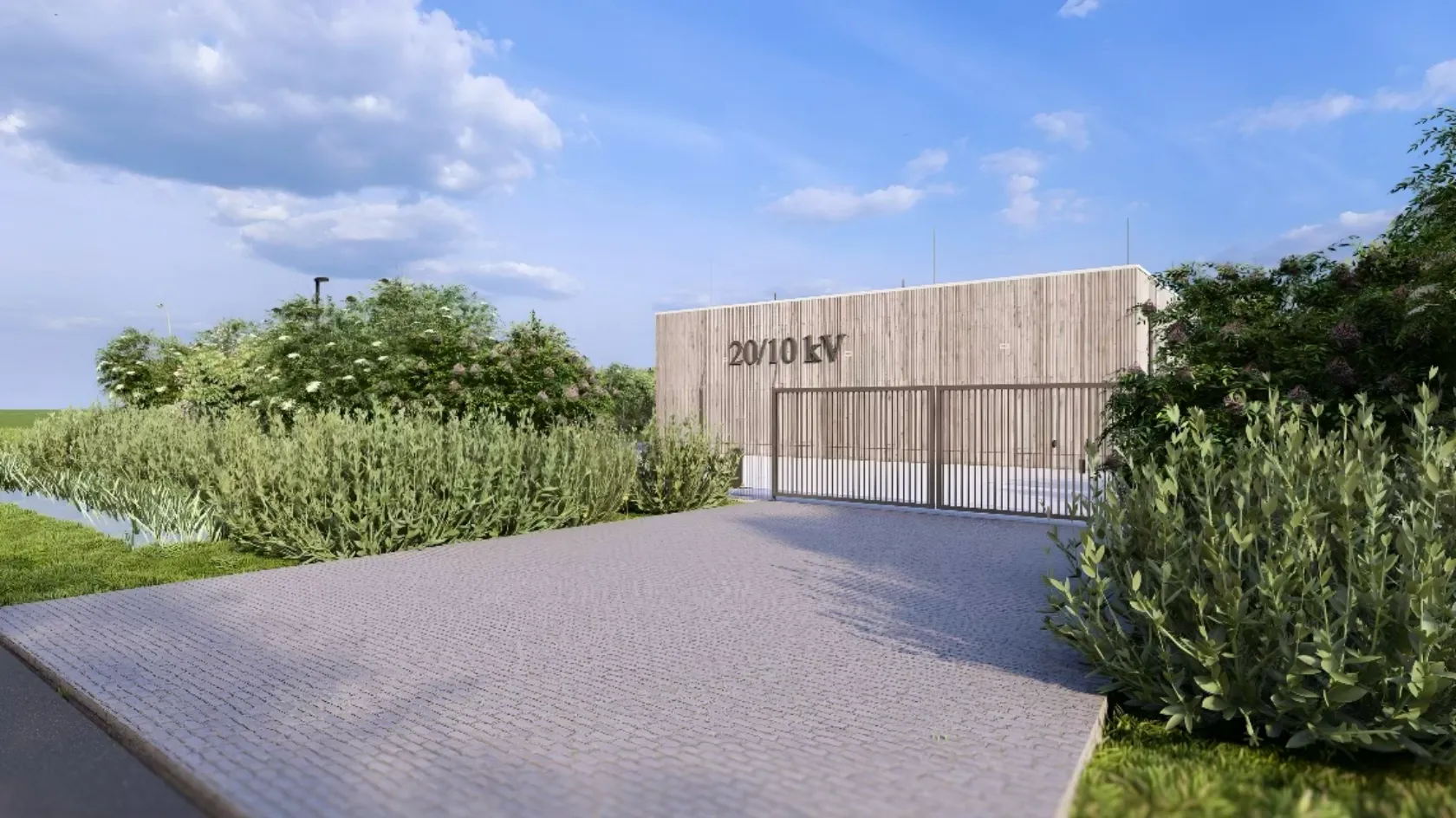 Impressie van het definitieve ontwerp van regelstation Zuigerplasdreef.