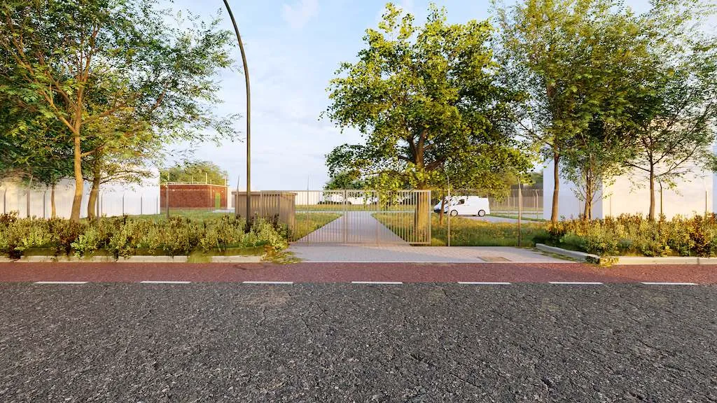 3D visualisatie van het nieuwe regelstation