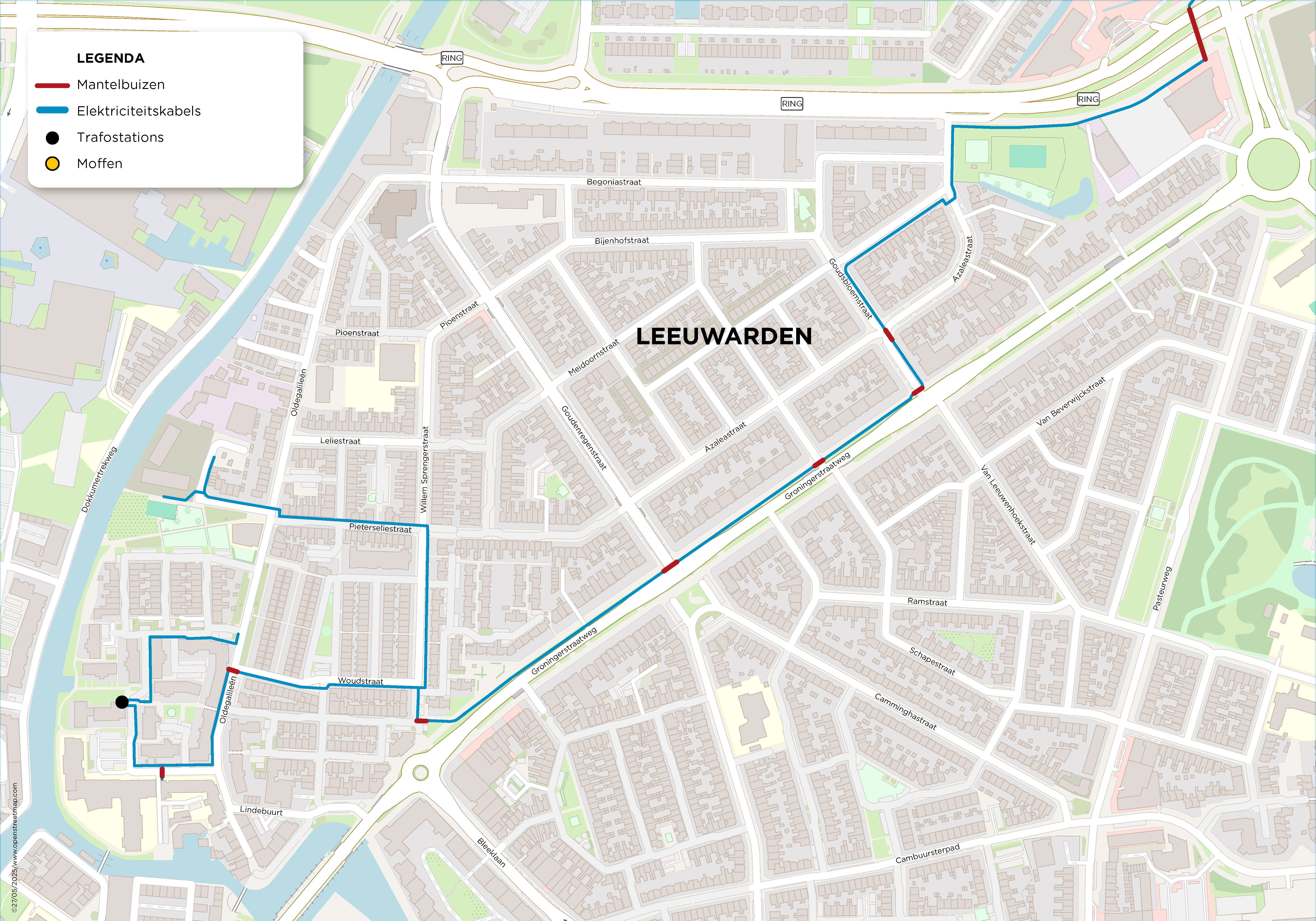 Werkzaamheden in Leeuwarden Noordwest, fase 3