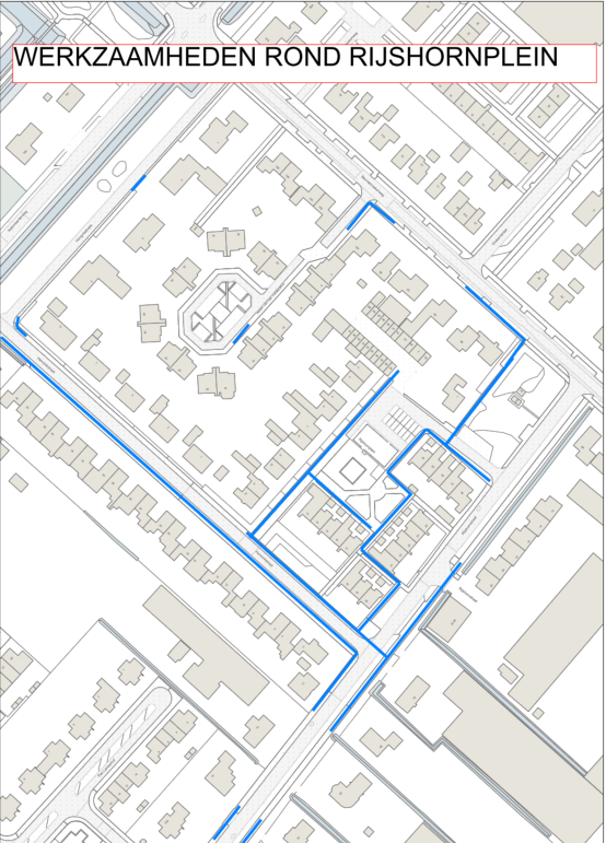 Rijshornplein werkzaamheden