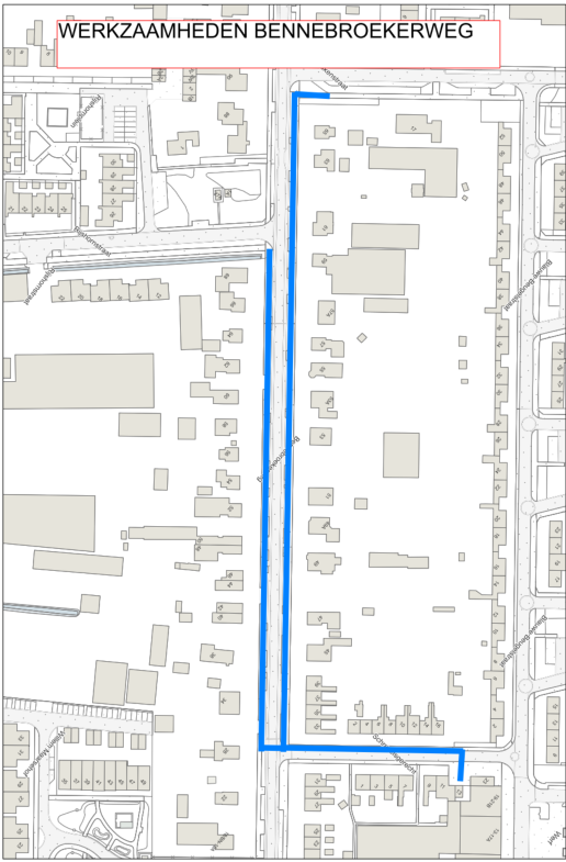 Werkzaamheden Bennebroekerweg Rijsenhout