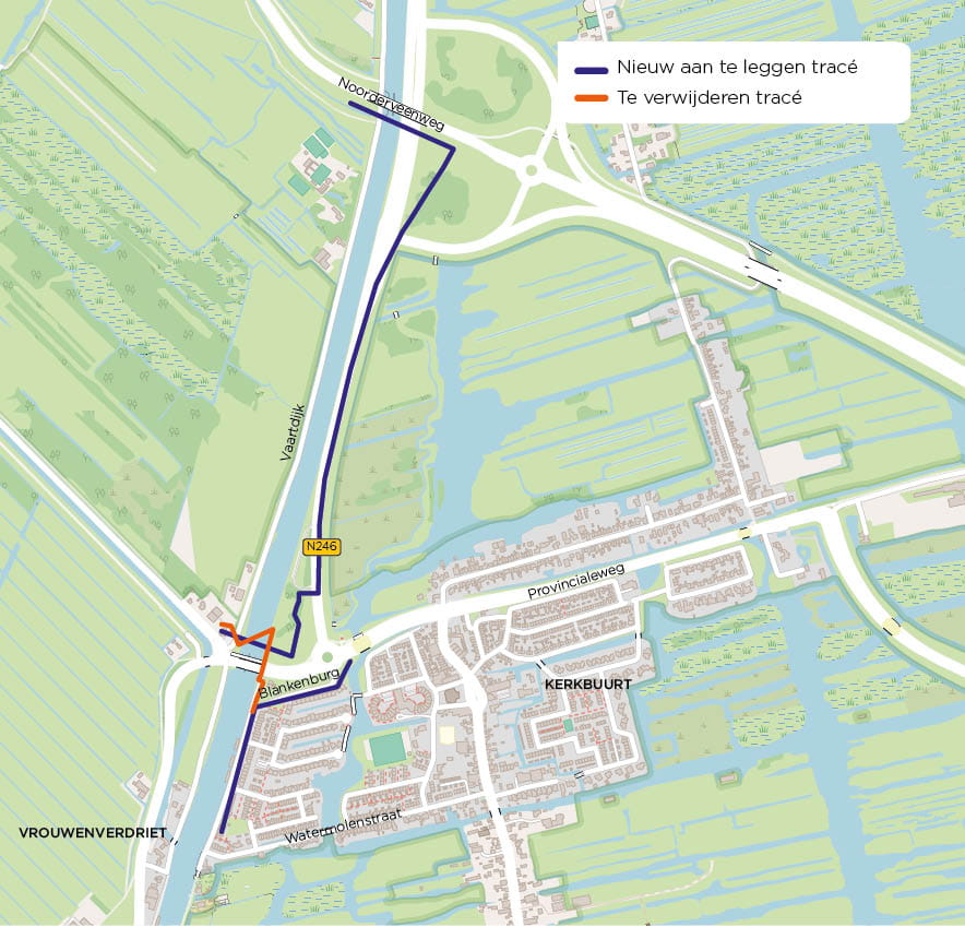 Tracékaart Vaartdijk - Assendelft