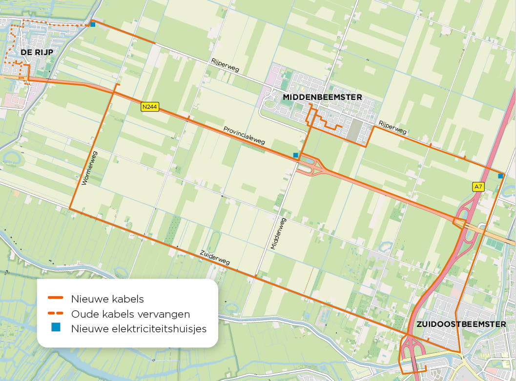 Tracékaart Middenbeemster