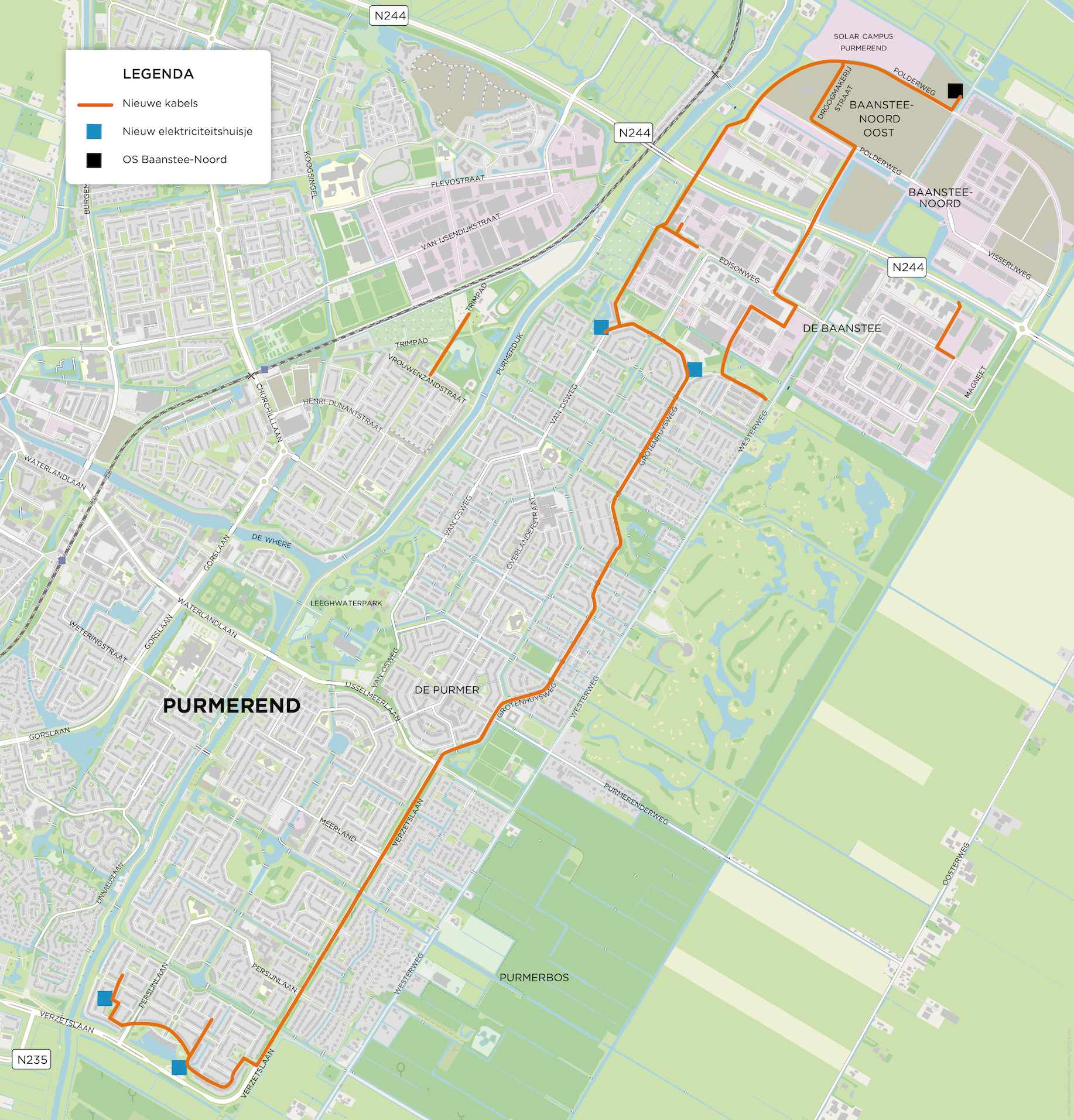 Tracékaart Baanstee - Purmerend