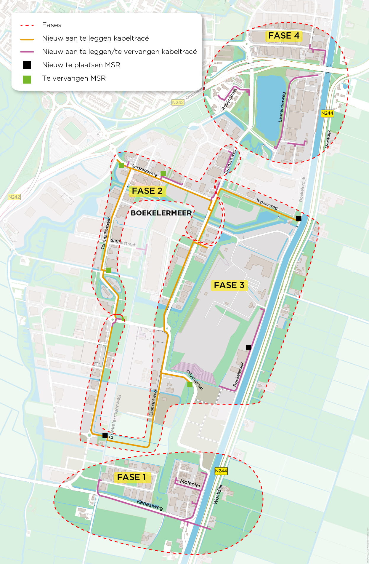 Tracékaart Boekelermeer - Alkmaar HELIX