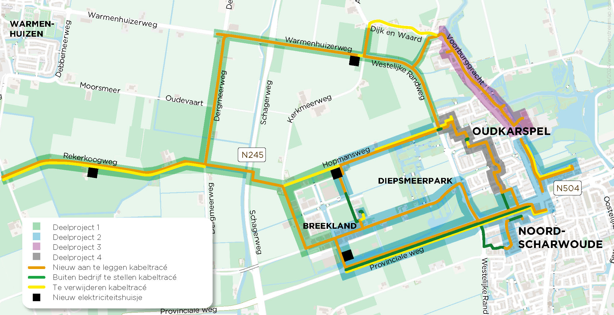 Tracékaart netuitbreiding Breekland - Oudkarspel
