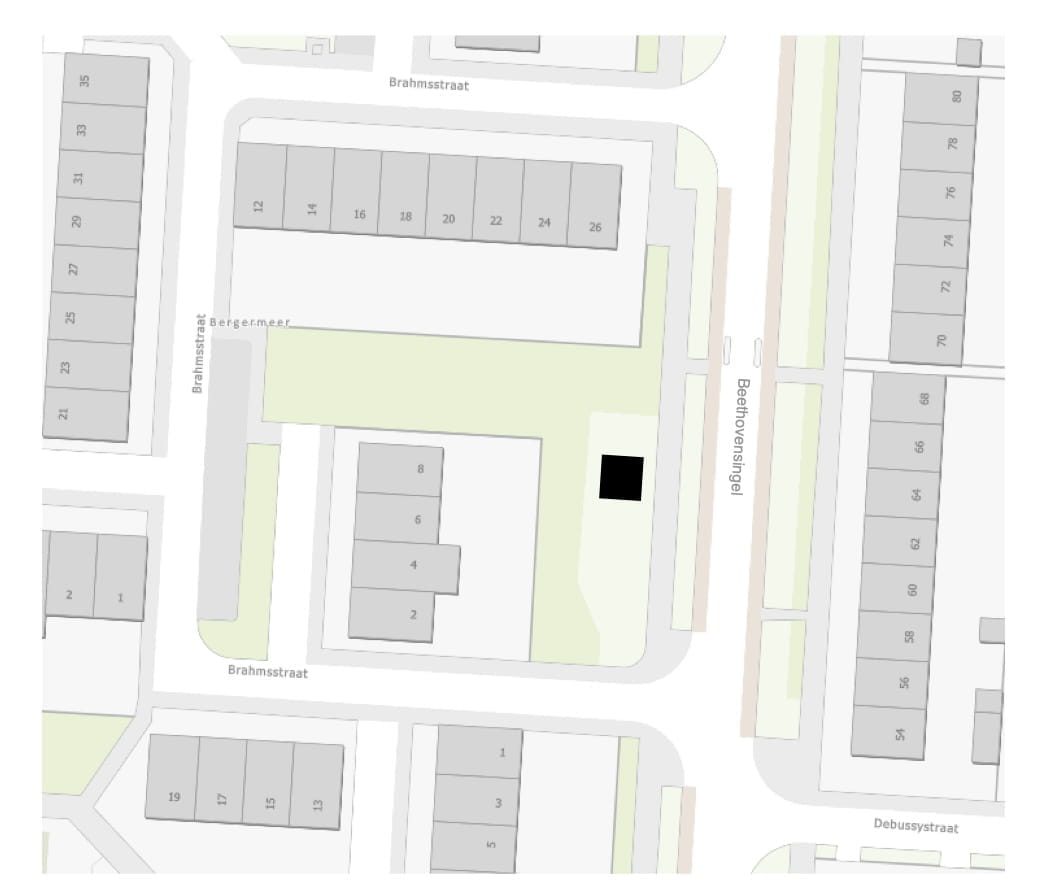 Elektriciteitshuisje Brahmstraat 8 - Alkmaar-West