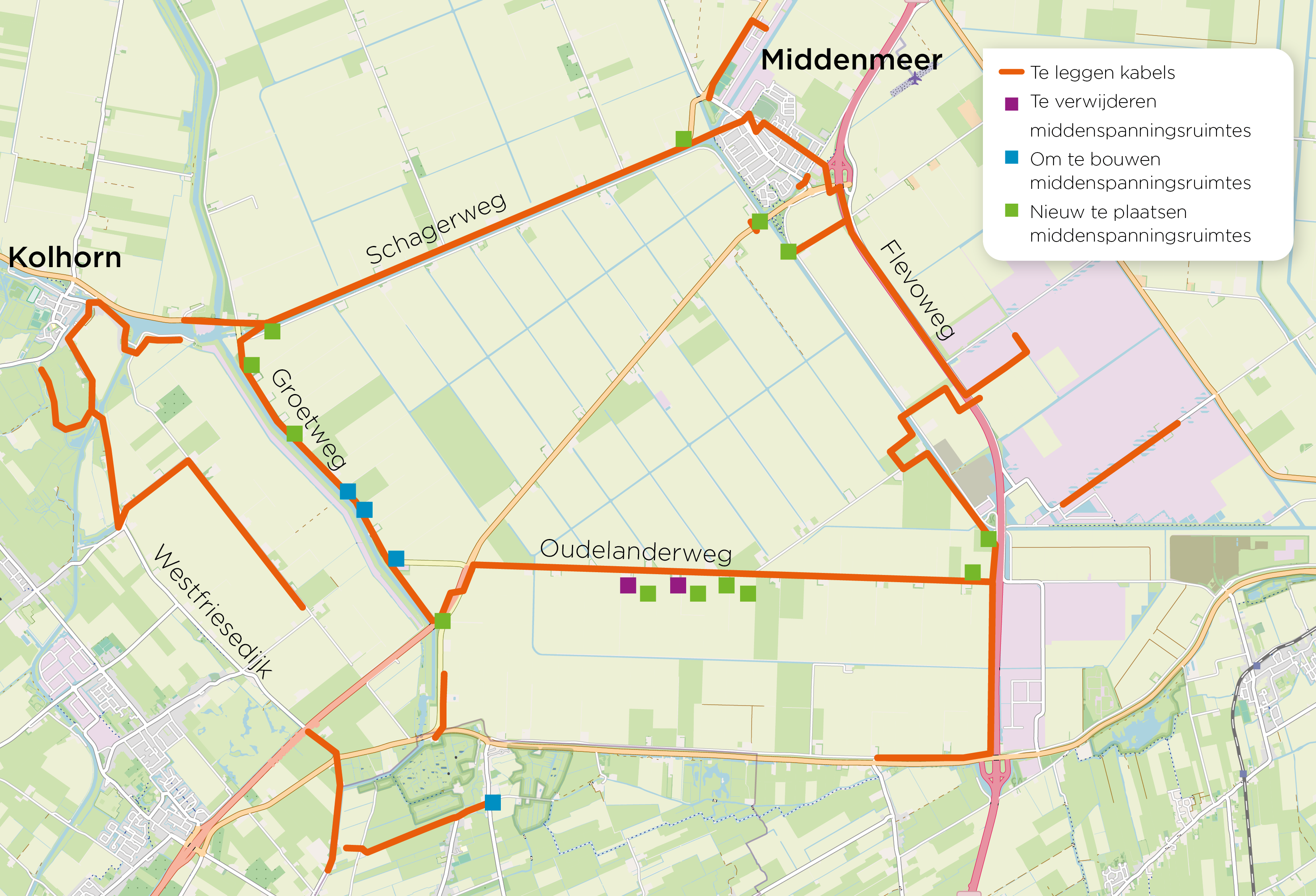 Tracékaart Middenmeer
