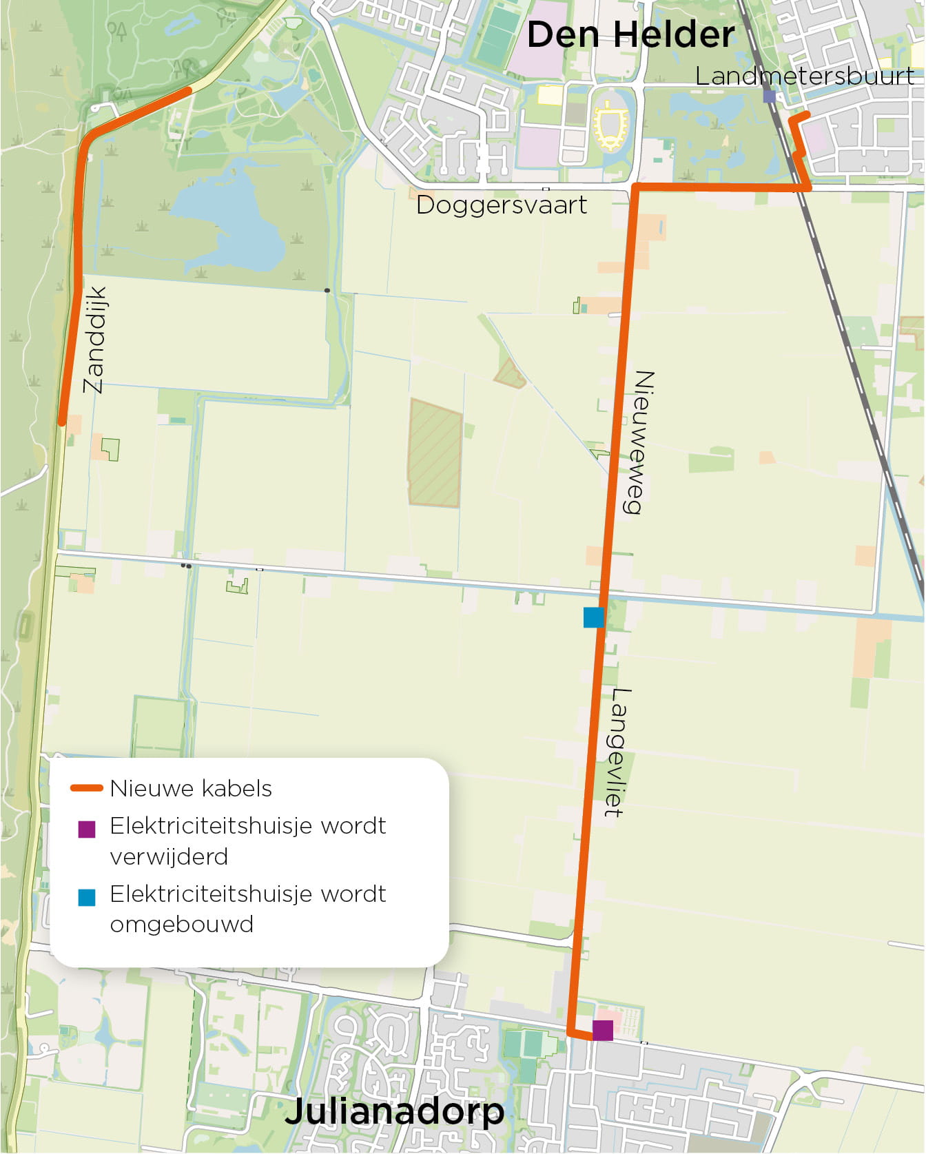 Tracékaart Koegras