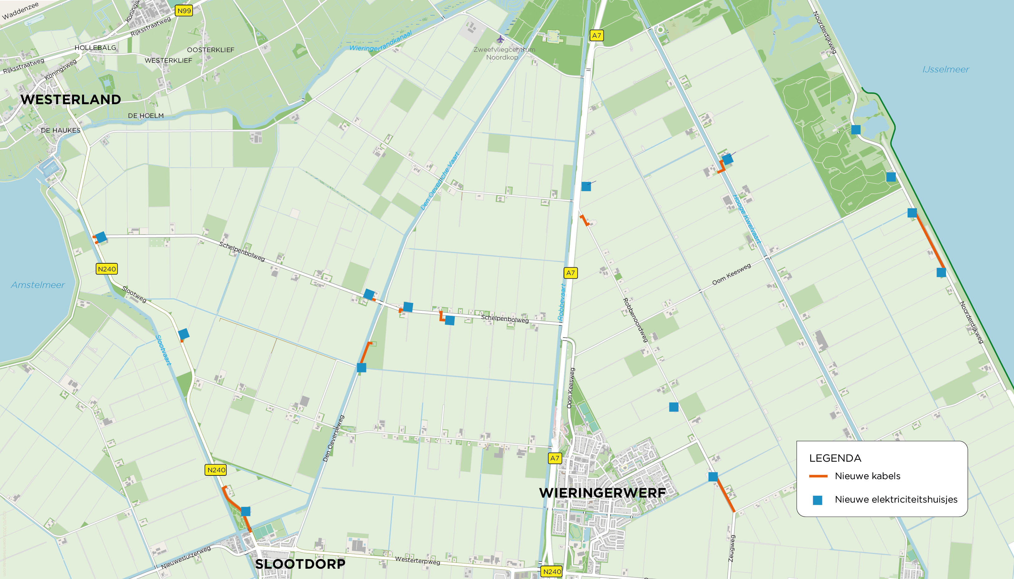 Tracékaart Robbenoordweg - Wieringerwerf