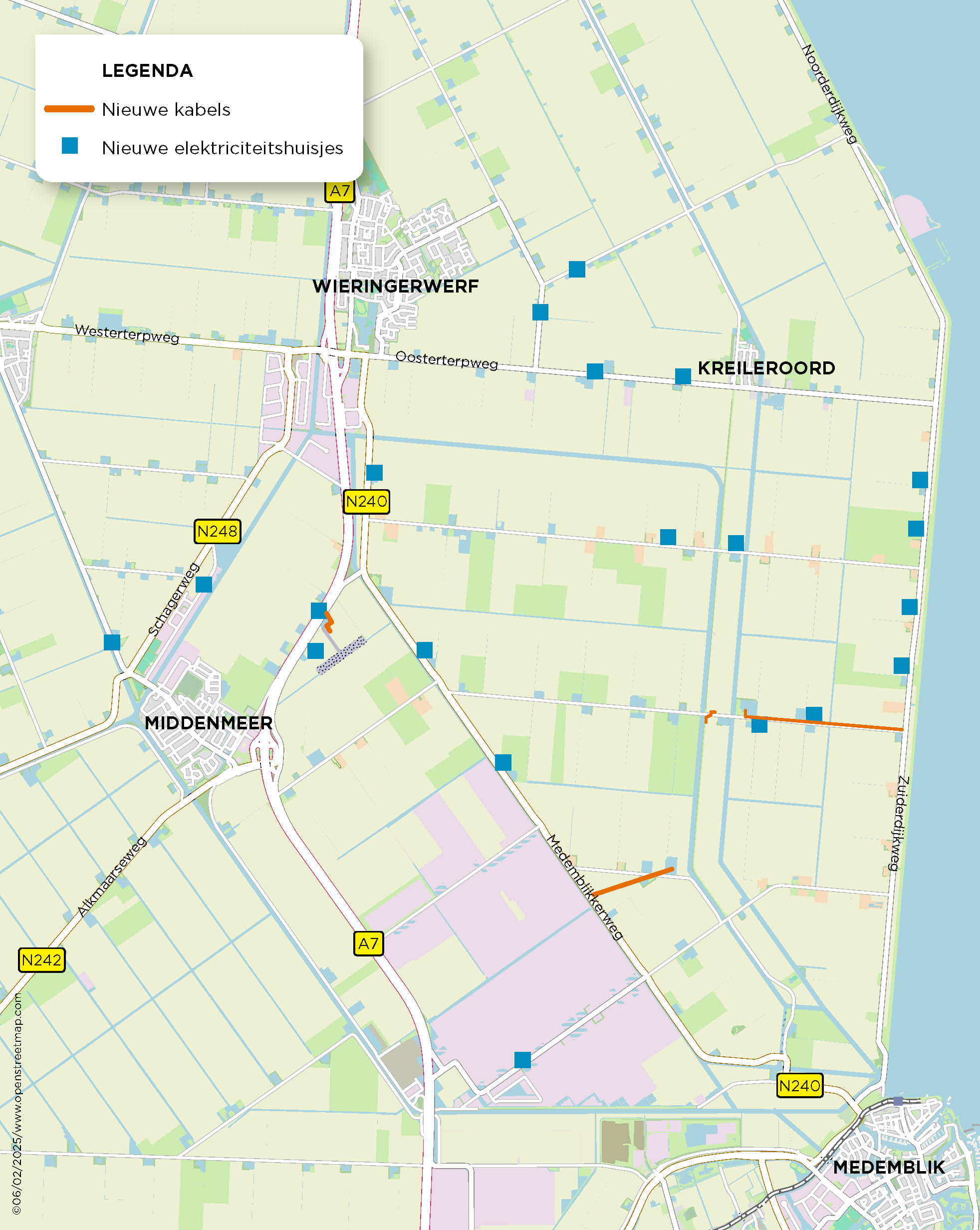 Tracékaar Zuiderdijkweg - Wieringerwerf