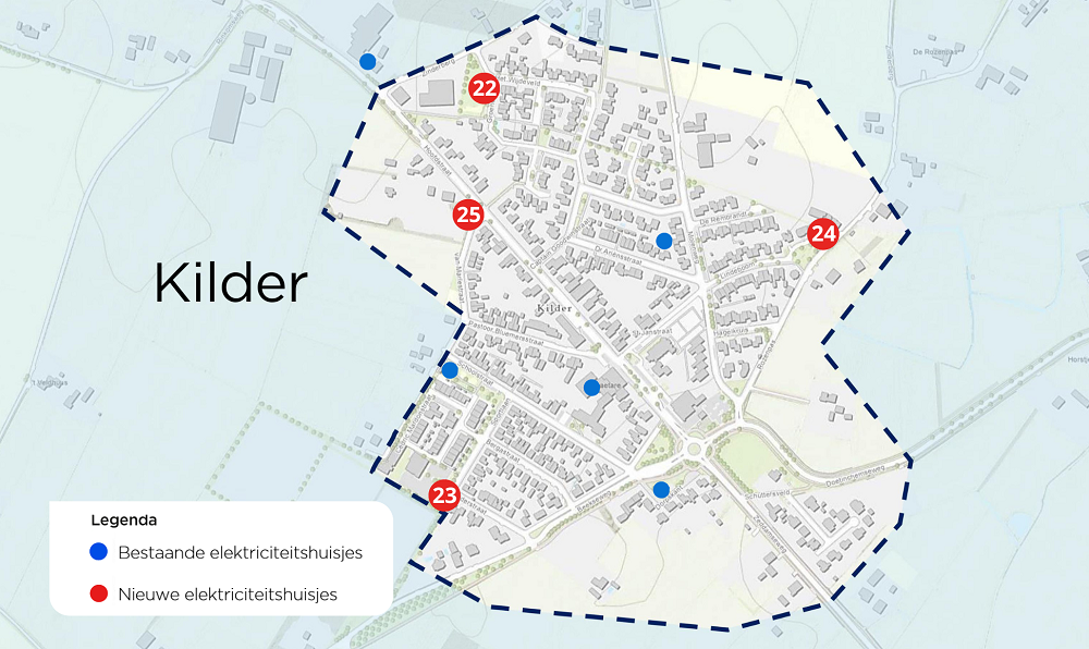 Werkgebied buurtaanpak Kilder, gemeente Montferland