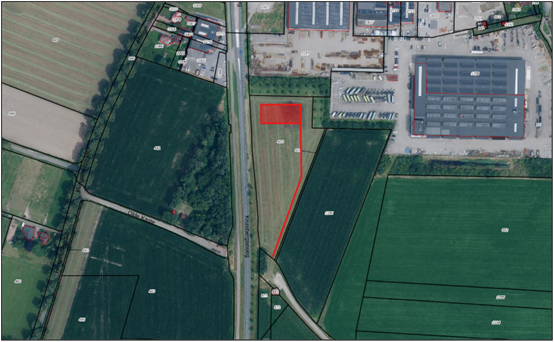 Visuele weergave van de locatie van het elektriciteitstation