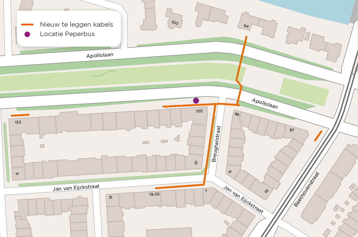 Plattegrond Amsterdam Apollolaan