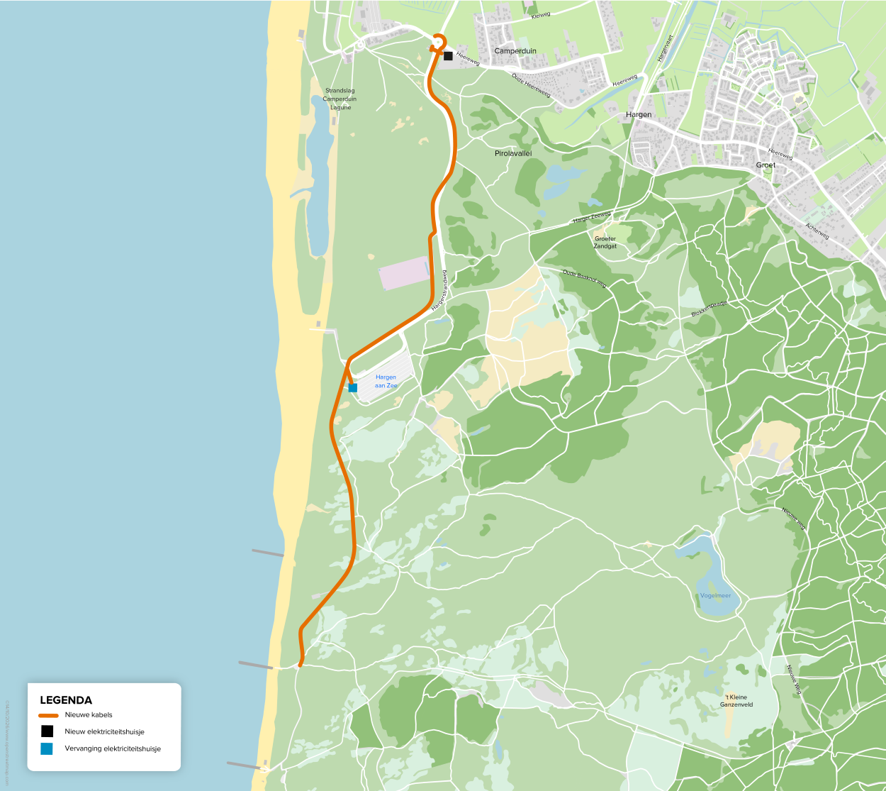Plattegrond project Schoorl Hargerzeeweg Helix