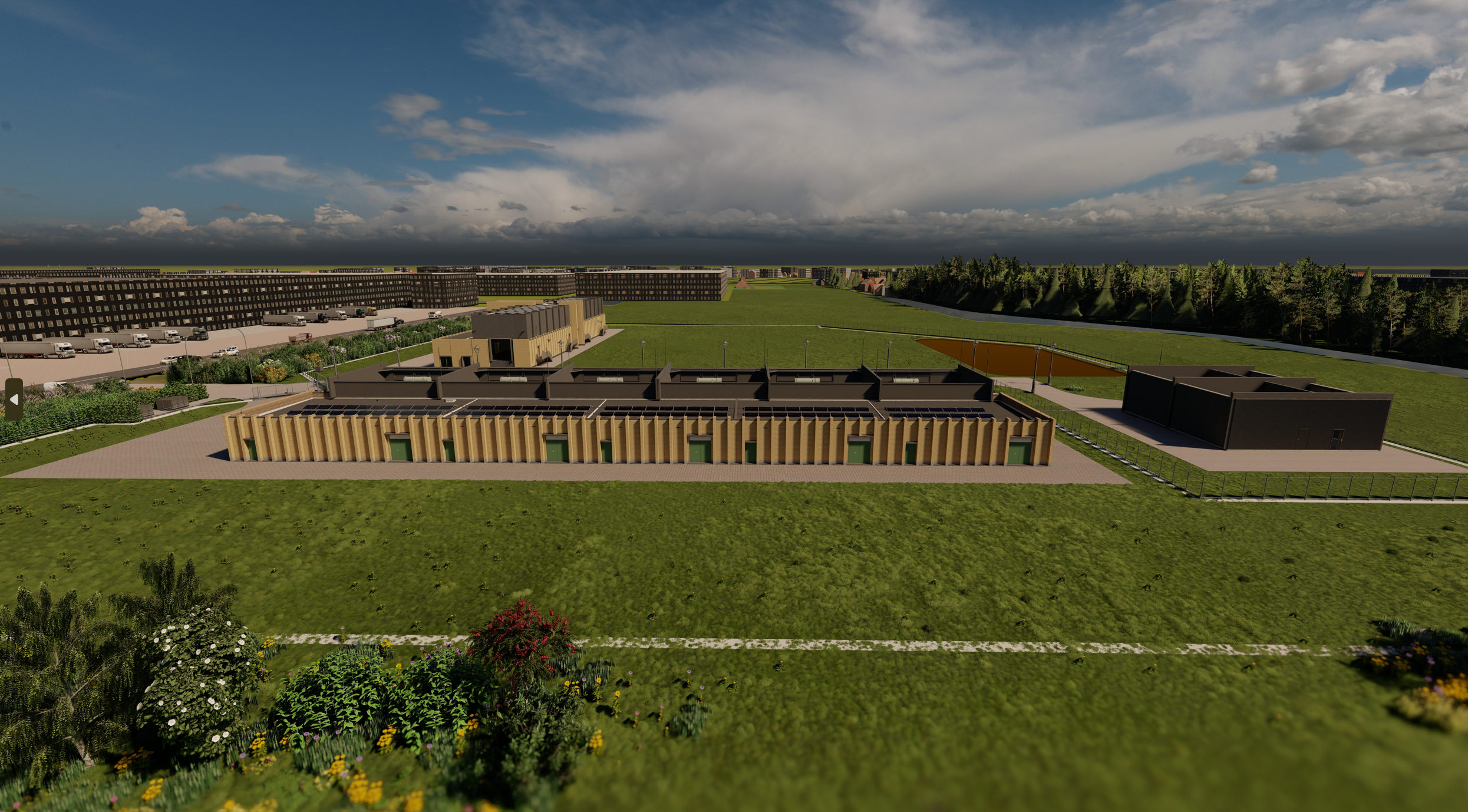 Impressie van het Liander gebouw