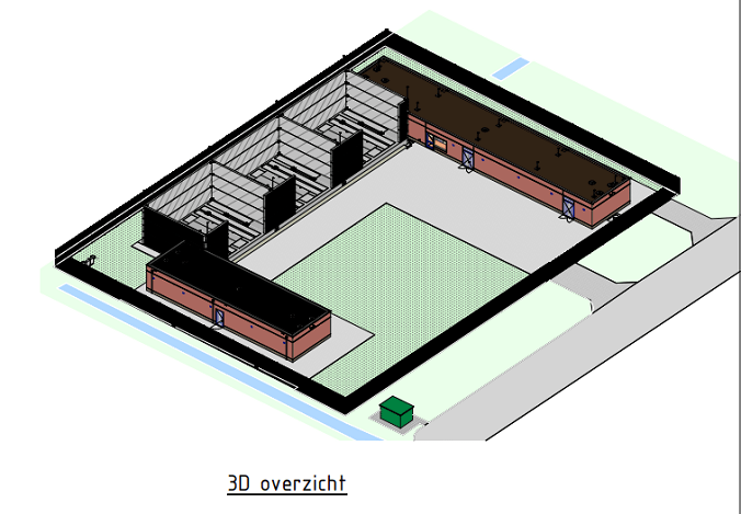 3D-overzicht van het elektriciteitsstation