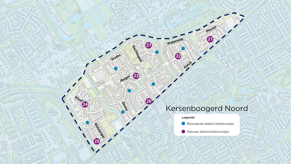 Werkgebied buurtaanpak Hoorn, wijk Noord