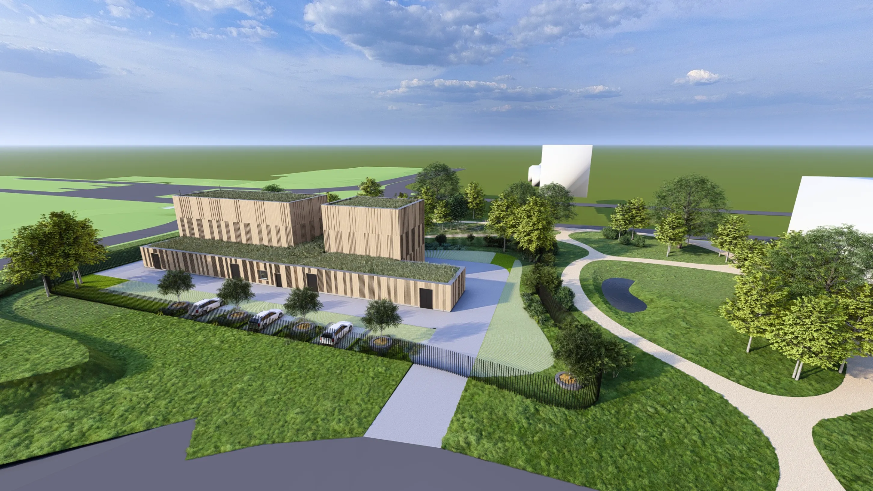 Impressie van het onderstation