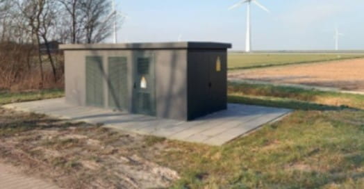 Elektriciteitstation 2.5 x 6 m