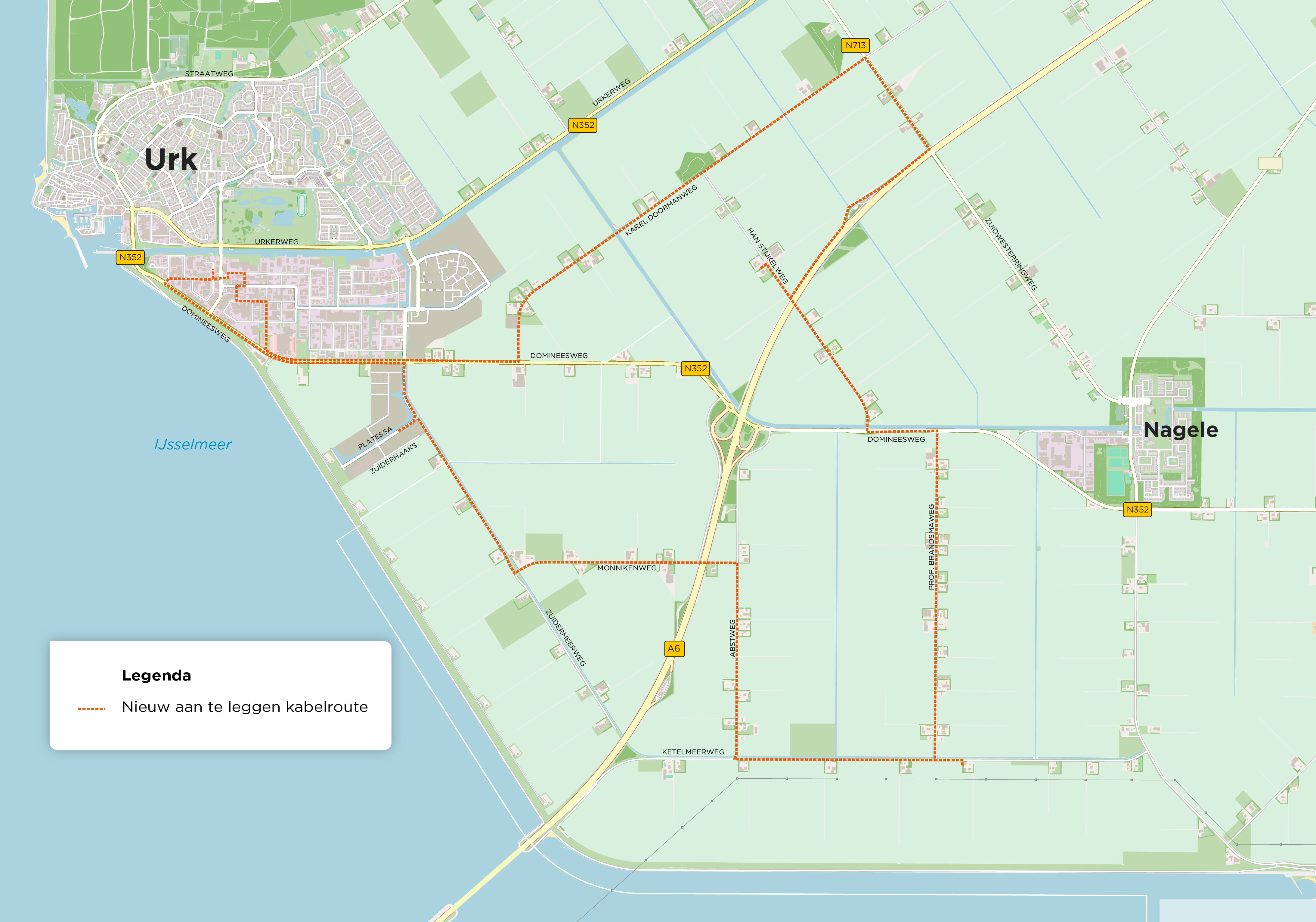 Routekaart Urk Zuid 2026