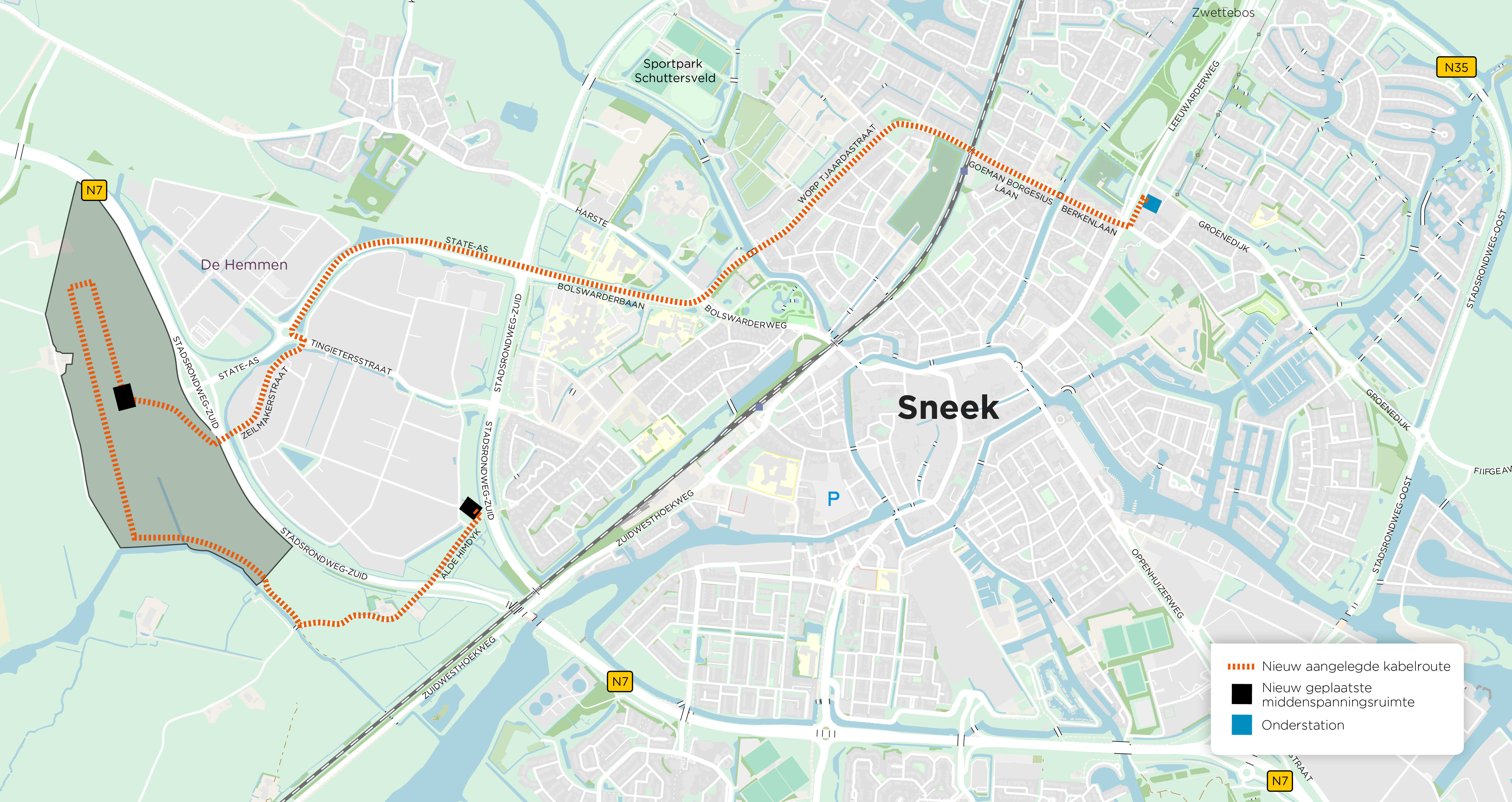Routekaart Sneek de Hemmen 2026